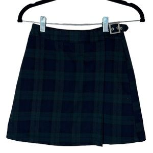 J. GALT Plaid Mini Skirt Size 26